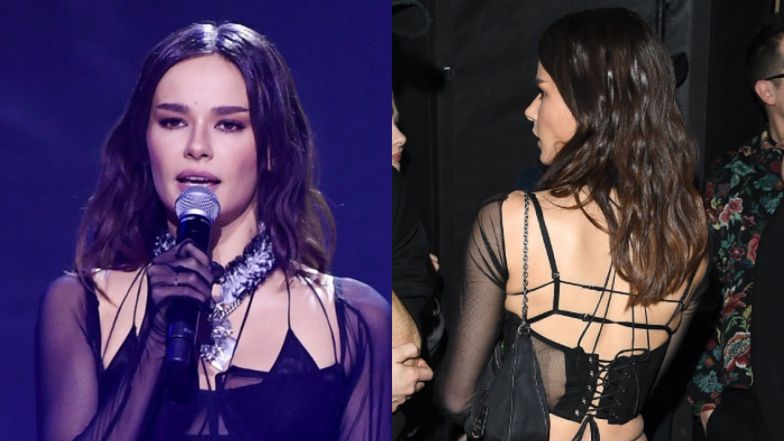 Natalia Szroeder w siateczkach odsłania BIELIZNĘ na gali Bestsellerów Empiku (ZDJĘCIA)