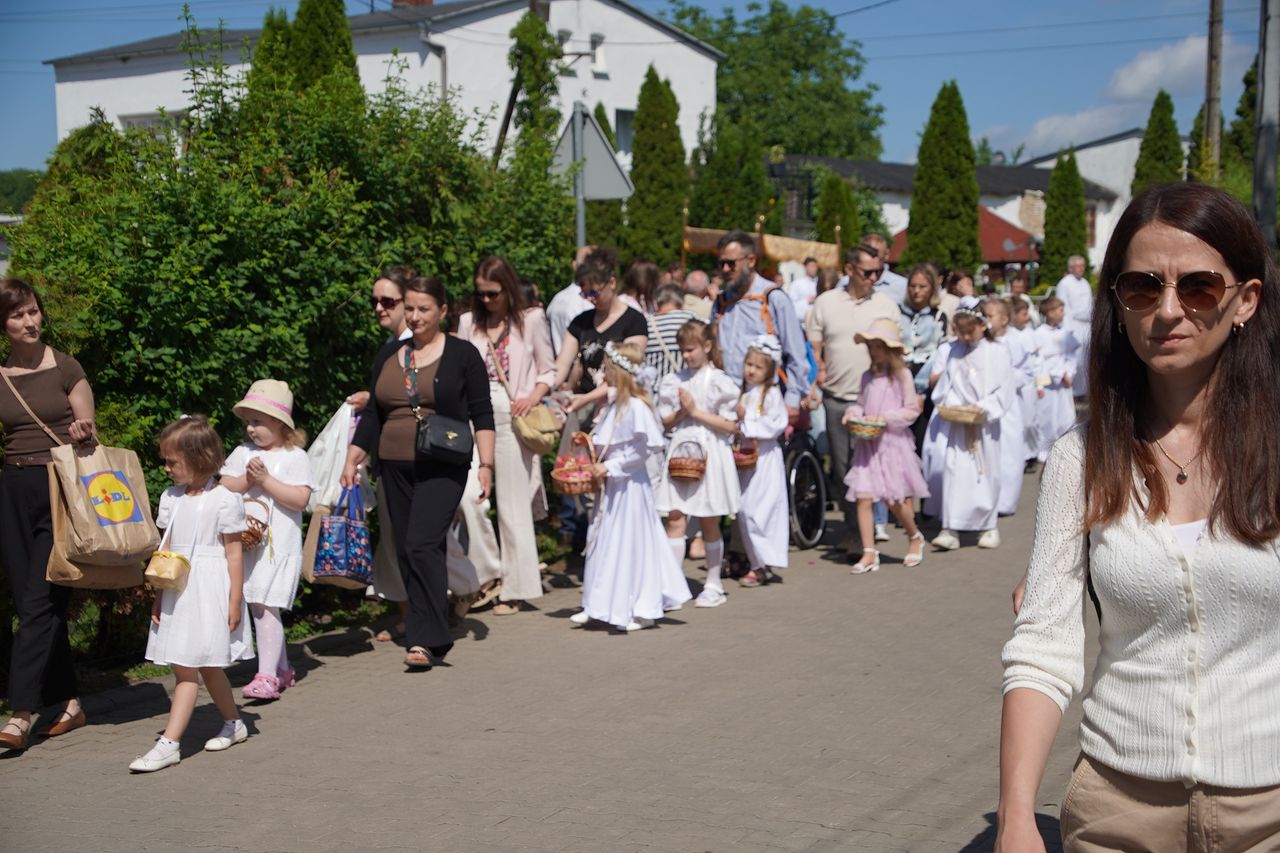 Boże Ciało, Procesja Parafia pw.  Św Rafała Kalinowskiego w Pile