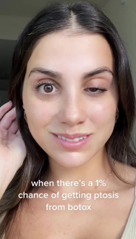 Jessica postanowiła pokazać, co się stało z jej powieką po podaniu botoksu