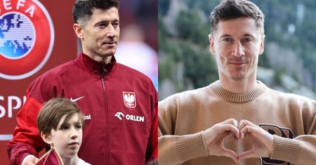 Kim jest chłopiec, który wszedł z Robertem Lewandowskim i Klarą na murawę? Piłkarz odgrywa w jego życiu ważną rolę!