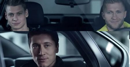 Lewy, Kuba i Piszczu w reklamie! ŚMIESZNA?