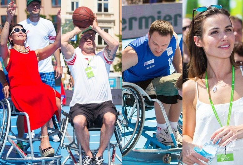 Anna Popek i Przemysław Saleta usiedli na wózkach inwalidzkich, by zobaczyć jak czują się niepełnosprawni [zdjęcia]