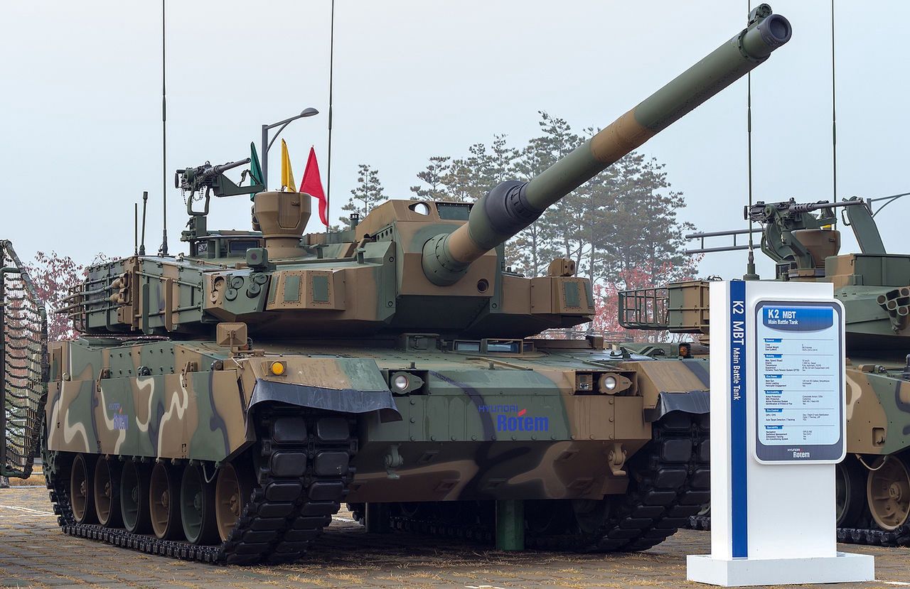 Południowokoreański czołg K2