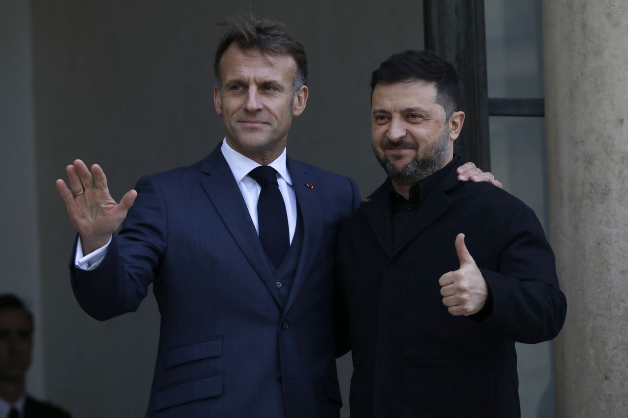 Spotkanie Zełenskiego i Macrona. Porozmawiają o trwałym pokoju