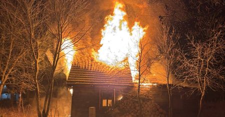 Pożary w wigilijną noc. Dwa domy spłonęły na Podlasiu