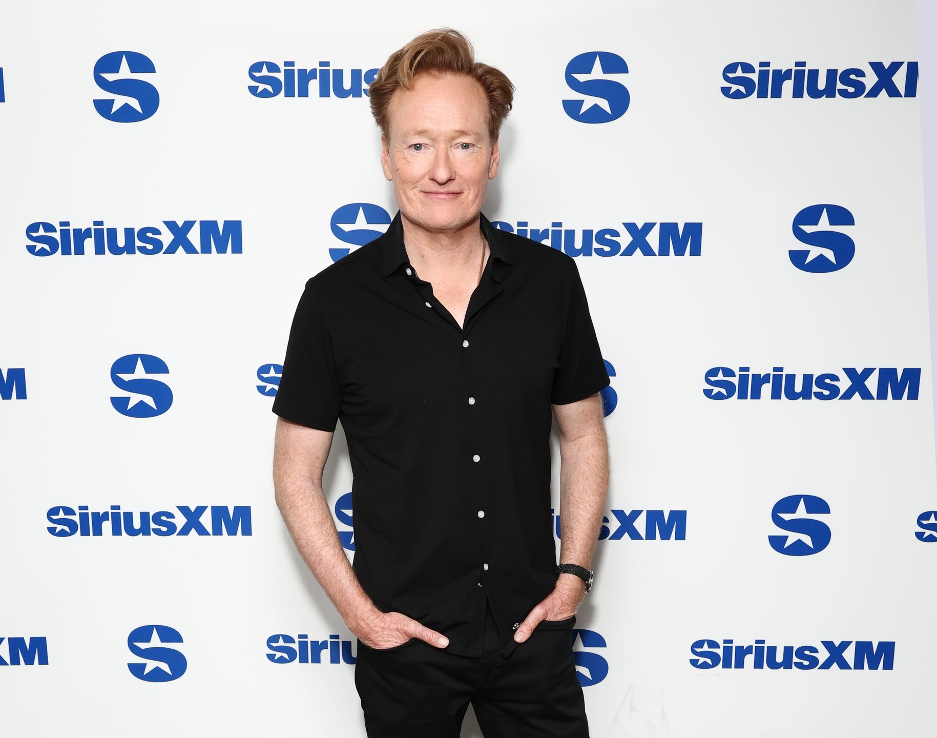 NEW YORK, NEW YORK - JUNE 13: Conan O’Brien attends as SiriusXM Podcasts Presents: Conan O’Brien Needs a Friend LIVE with Martin Short at SiriusXM Studios on June 13, 2025 in New York City. (Photo by Cindy Ord/Getty Images for SiriusXM)