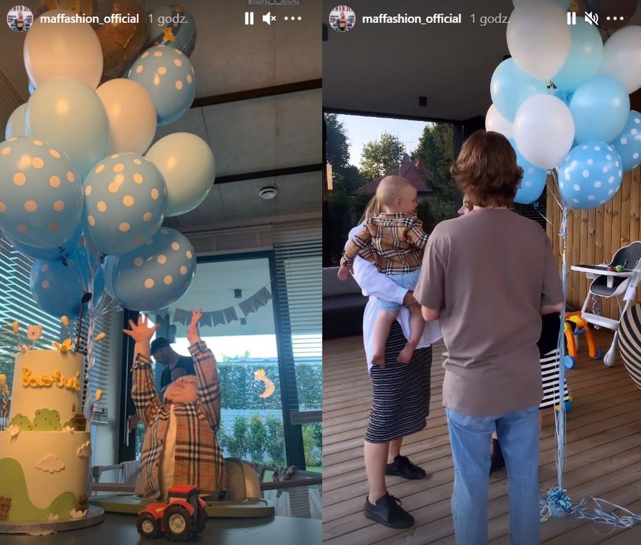 Syn Maffashion i Sebastiana Fabijańskiego skończył roczek 