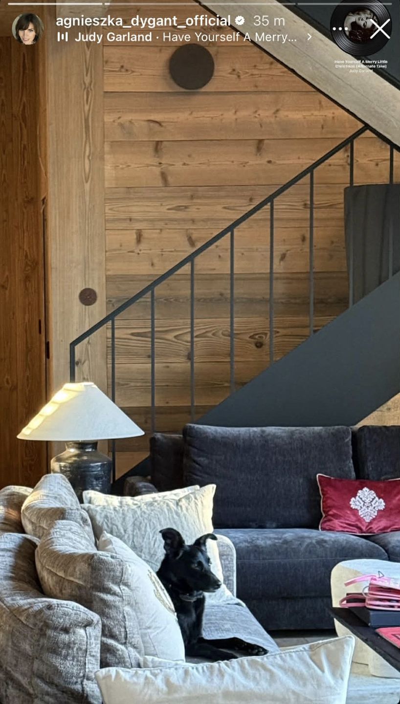 Agnieszka Dygant pokazuje świąteczne wnętrza willi