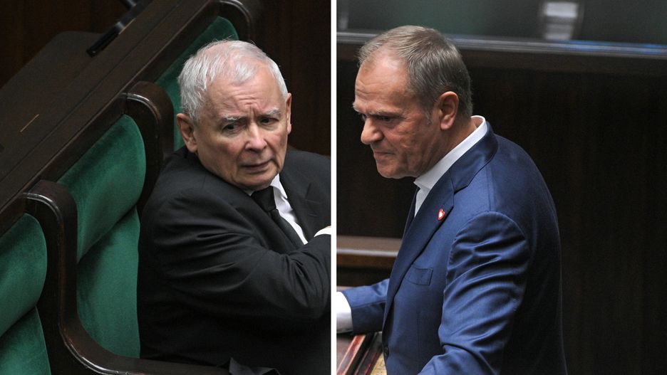 Jarosław Kaczyński i Donald Tusk