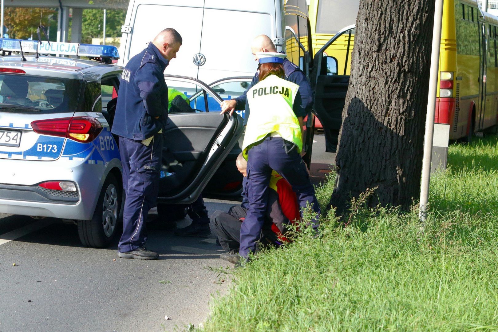 Poszukiwany z autobusu trafił do radiowozu