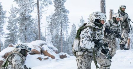 Finlandia. 40 poborowych z odmrożeniami. Ćwiczyli przy -34 st. C