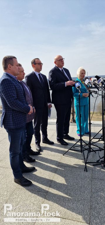 Wizyta Ministra Infrastruktury Dariusza Klimczaka w Płocku