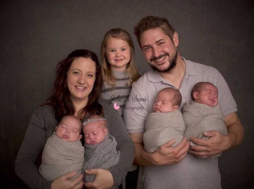 Pomimo małych szans, para ma obecnie 5 dzieci