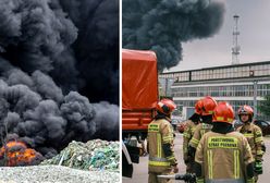 Pożar nielegalnego składowiska w Siemianowicach. To było podpalenie