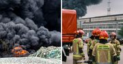 Pożar nielegalnego składowiska w Siemianowicach. To było podpalenie
