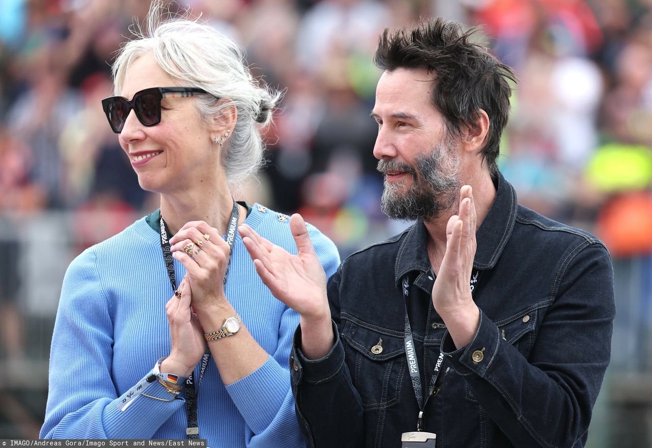 Alexandra Grant and Keanu Reeves