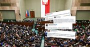 Skandowali w Sejmie "Donald Trump". Tak skomentowano ich zachowanie