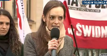 Przyćmiła liderów PiS. Porwała tłum bardziej niż Kamiński i Wąsik