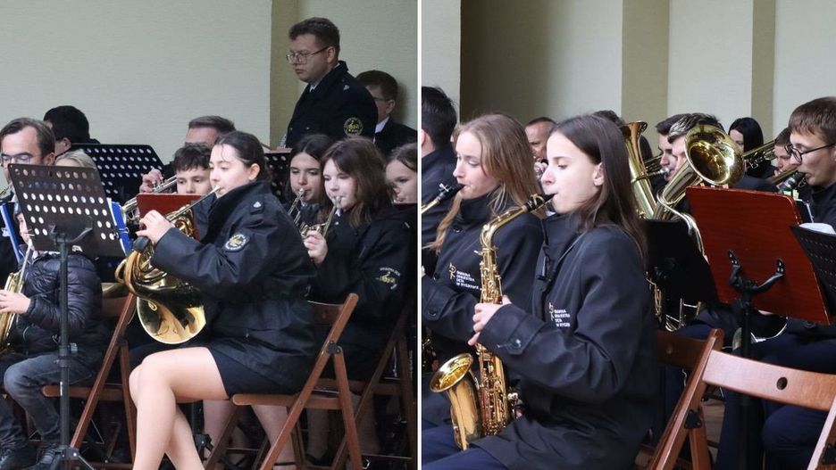 Orkiestry dęte z Polanki Wielkiej (z lewej) i z Ryczowa (z prawej), wróciły z głównymi laurami z finału wojewódzkiego 47. festiwalu &#34;Echo trombity&#34;