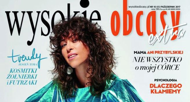 Natalia Kukulska na okładce miesięcznika „Wysokie Obcasy Extra”