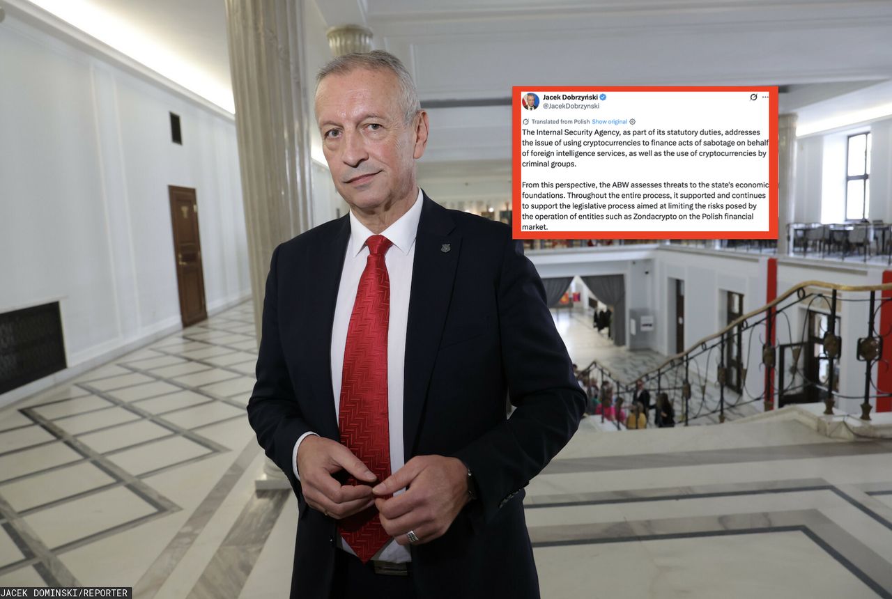Dobrzyński: ABW bada kryptowaluty i dywersję