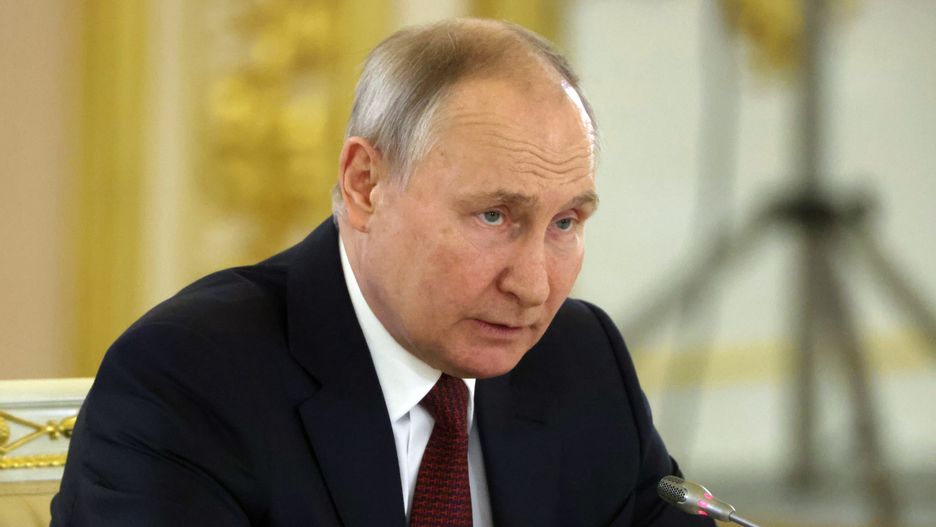 MOSCOW, RUSSIA - MARCH 21:  (RUSSIA OUT) Russian President Vladimir Putin talks during the Russian-Chinese talks at the Grand Kremlin Palace, on March 21, 2023 in Moscow, Russia. Three days after being accused by an international tribunal of war crimes in Ukraine, Russian President Putin received Chinese leader Xi Jinping during his state visit to Russia. (Photo by Contributor/Getty Images)