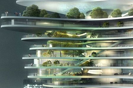 Szalona architektura czyli projekt Urban Forest dla Chin 2