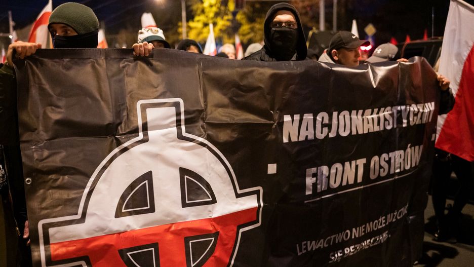 Marsz pod hasłem "Polak w Polsce Gospodarzem", Wrocław, 2022 r.