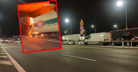 Pożar w tunelu w Warszawie. Są zdjęcia