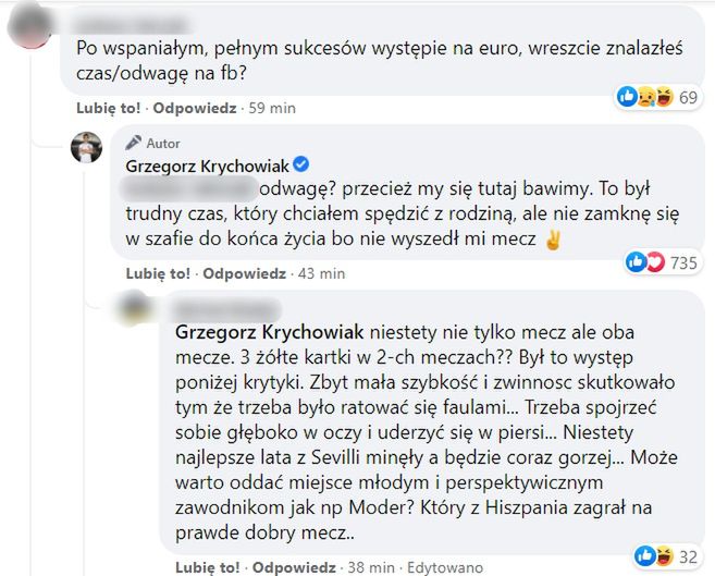 Grzegorz Krychowiak mierzy się z krytyką 
