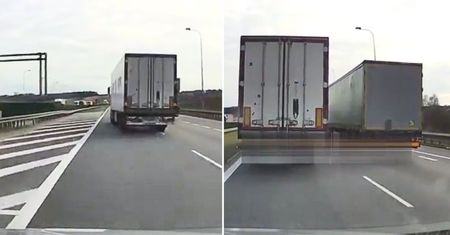 "Wyścig słoni" na A4 nagrany. Potężny mandat dla kierowcy ciężarówki