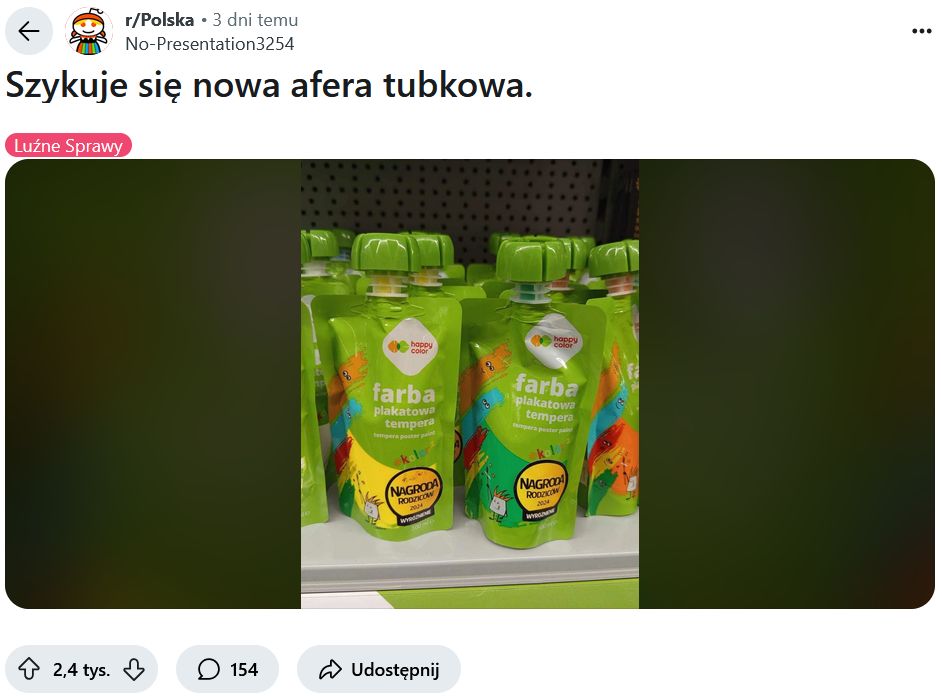 Farbotubki w ogniu krytyki internautów