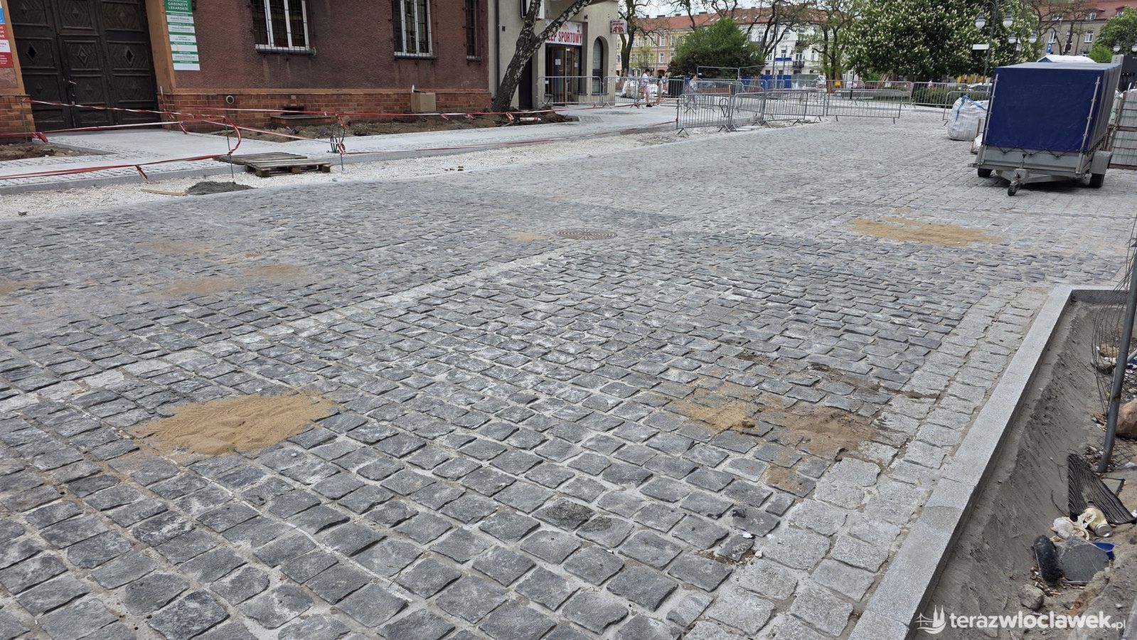 Zielone tereny Śródmieścia miasta Włocławek 07-05-2026