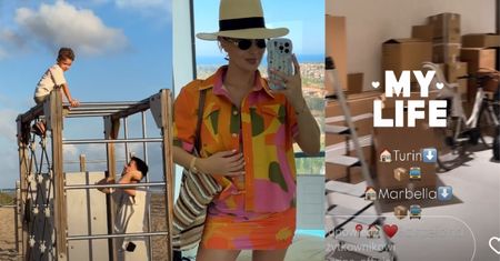 Marina relacjonuje pierwsze chwile po przeprowadzce do Barcelony: kilkadziesiąt kartonów do rozpakowania, rodzinny czas na plaży