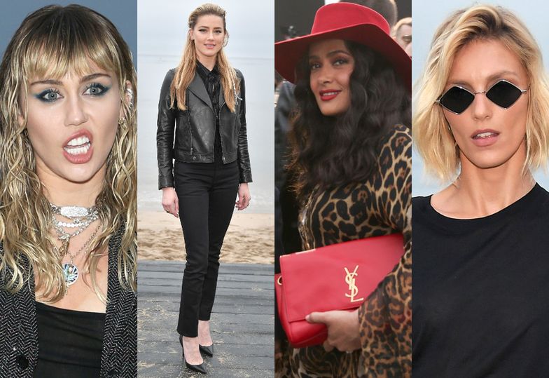 Miley Cyrus, Amber Heard, Salma Hayek i Anja Rubik