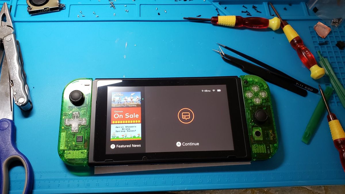 Nintendo Switch zbudowane przez Amerykanina od podstaw z części zamiennych za 199 dolarów 1