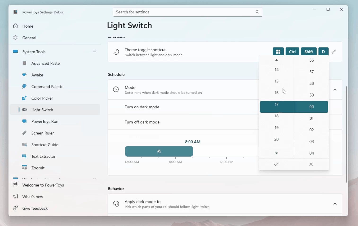 Sterowanie motywami w testowym PowerToys