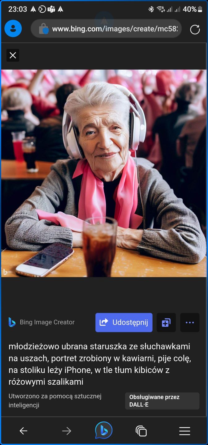 Bing Image Creator generuje obrazy dzięki sztucznej inteligencji
