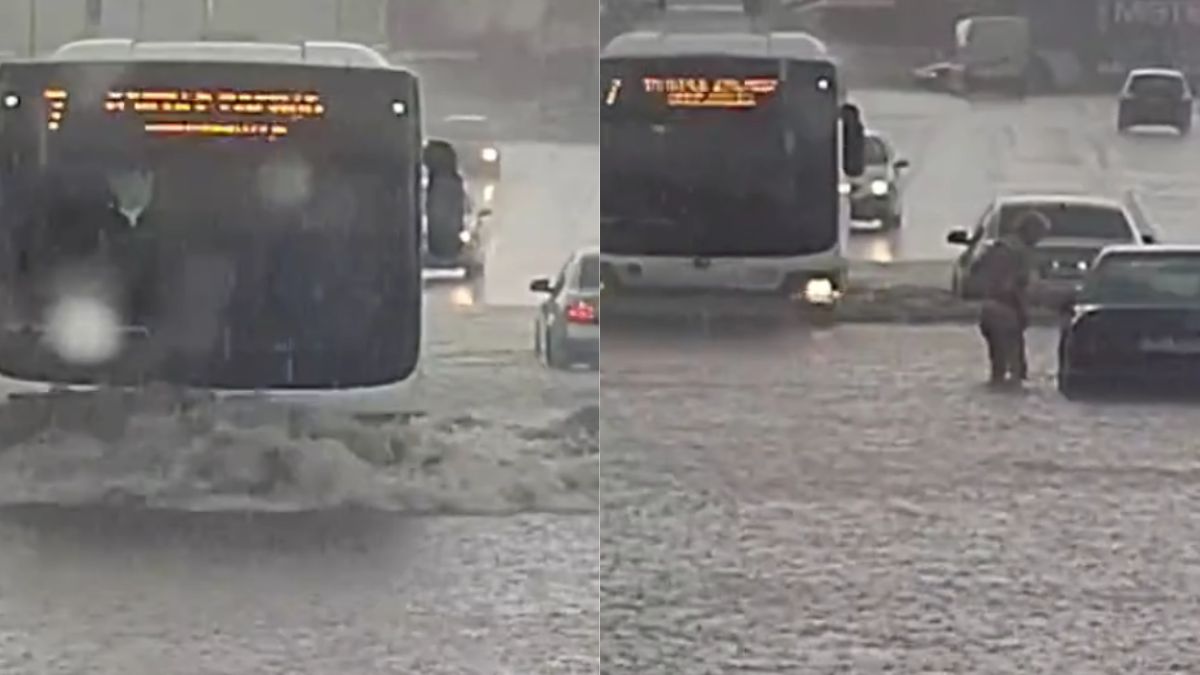 W Szczecinku gwałtowna ulewa zalała ulice