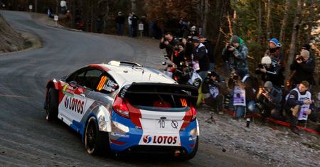 Kubica trzeci po pierwszym etapie Rajdu Monte Carlo