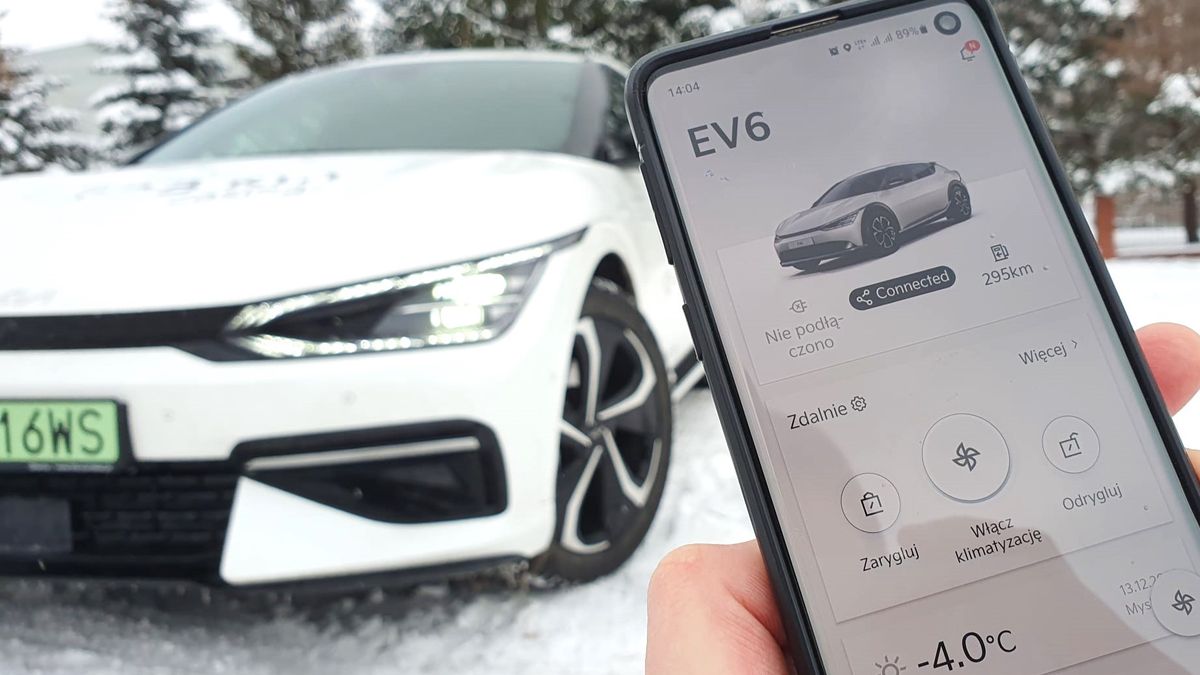 Aplikacja KIA Connect i KIA EV6