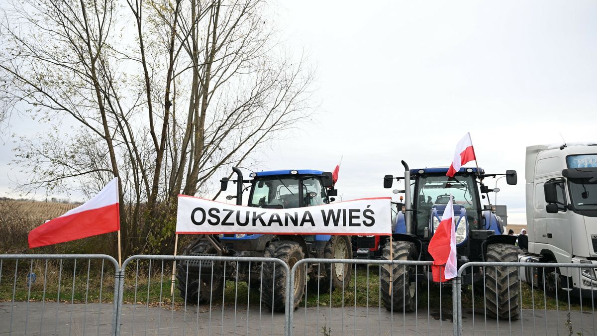 Protest rolników z organizacji "Oszukana wieś"
