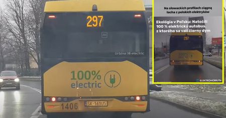 Dymiący autobus w Katowicach. Słowacy się z nas śmieją