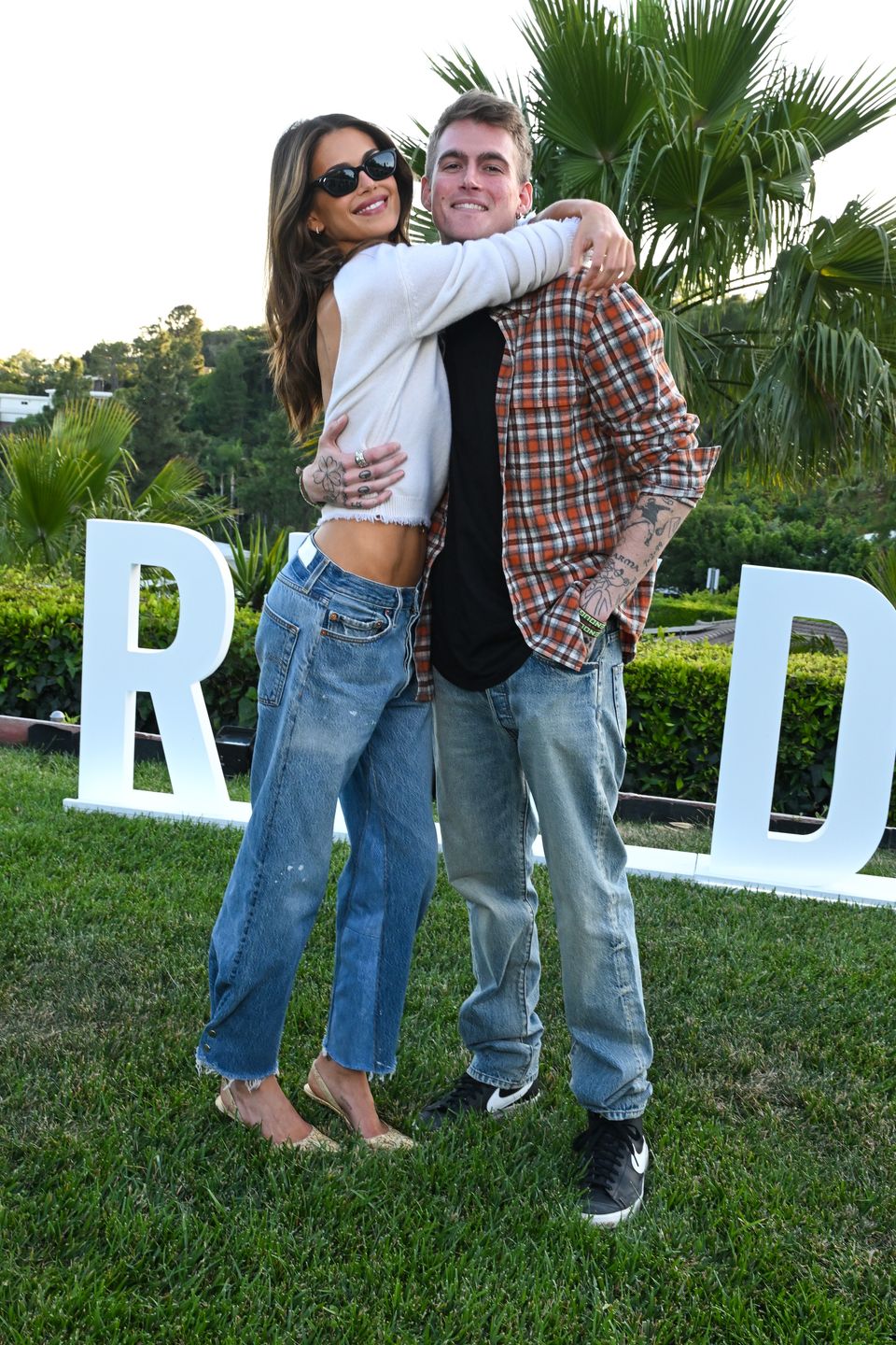 Kaia Gerber and Presley Gerber at RE/DONE x Kaia Gerber 'Short/Cuts' Launch Event on May 20, 2026 in Los Angeles, California. (Photo by Gilbert Flores/WWD via Getty Images)