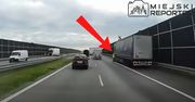 Sekundy przed tragedią na A2. Nagrali 71-latka