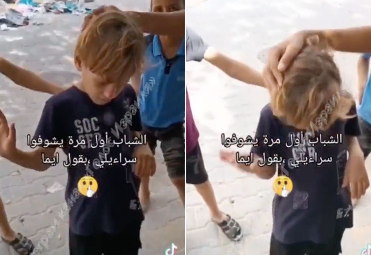 Hamas terrorists kidnapped an Israeli boy. This recording went viral