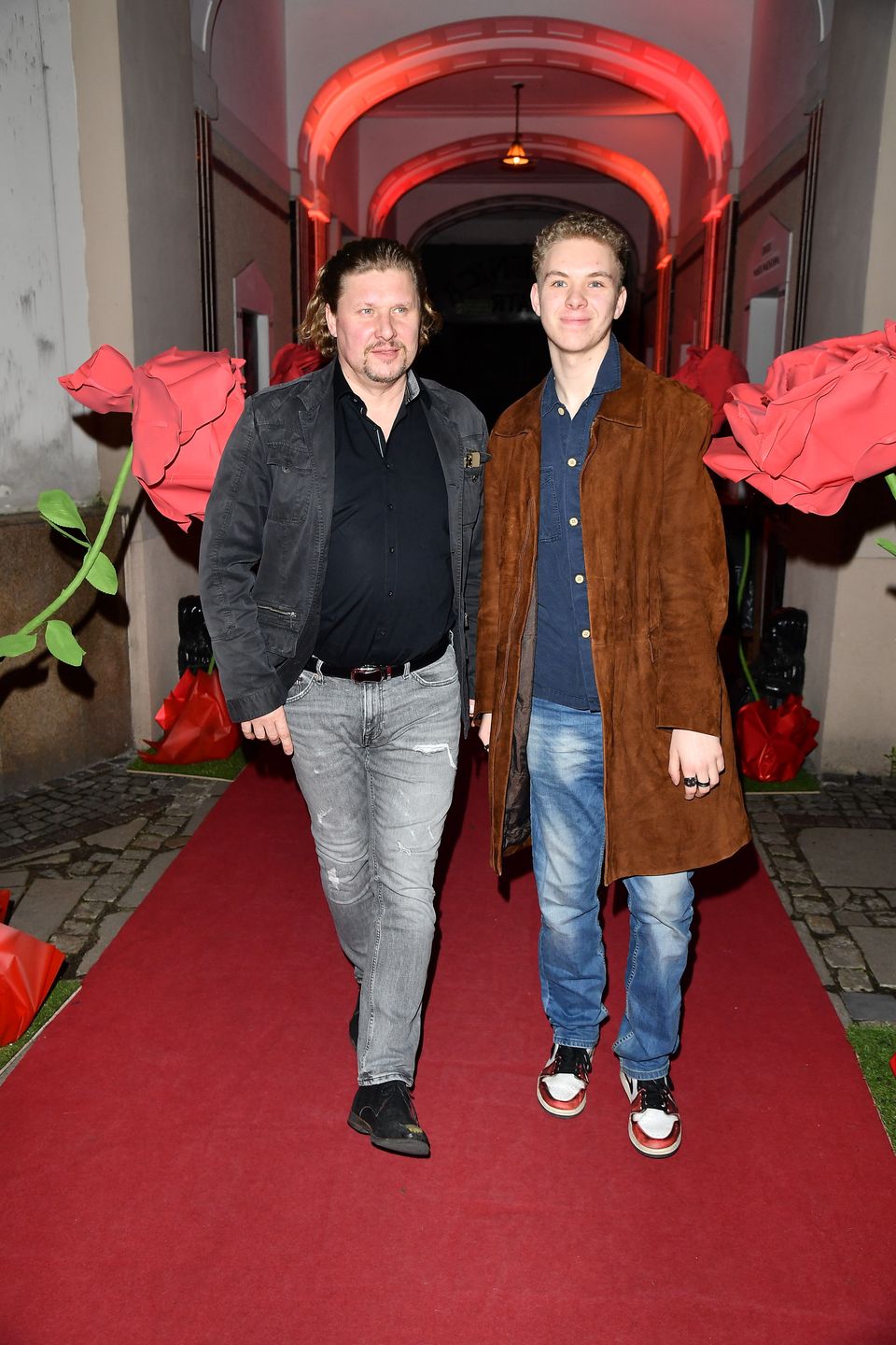 Andrzej Nejman zabrał syna na urodziny teatru