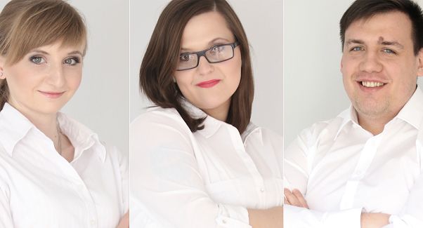 Ewa Sętowska, Urban Godlewski i Monika Strupiechowska w Brand Support