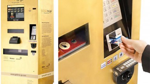 Nowa rozrywka dla bogaczy - bankomaty ze złotem 1