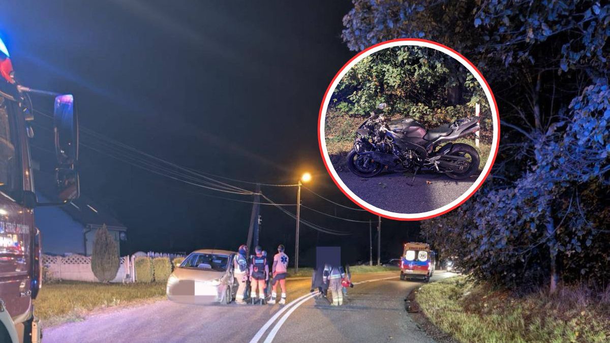 Motocyklista zginął w wypadku. Koledzy mieli odjechać bez pomocy